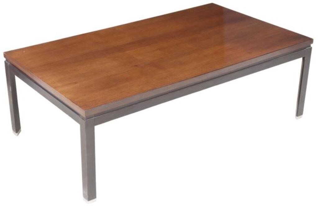 Appraisal: Italian mid-century modern rosewood coffee table c s rectangular top