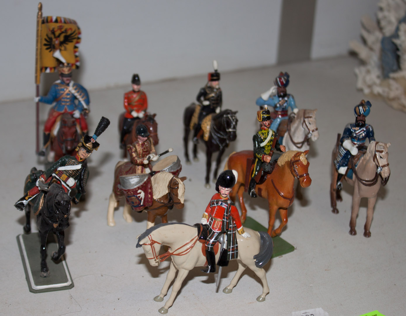 Appraisal: Assorted mounted lead soldiers