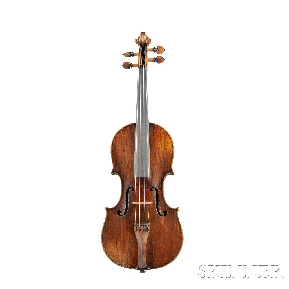 Appraisal: Tyrolean Violin with a handwritten label PETER GUNNO KUPFSTEIN -