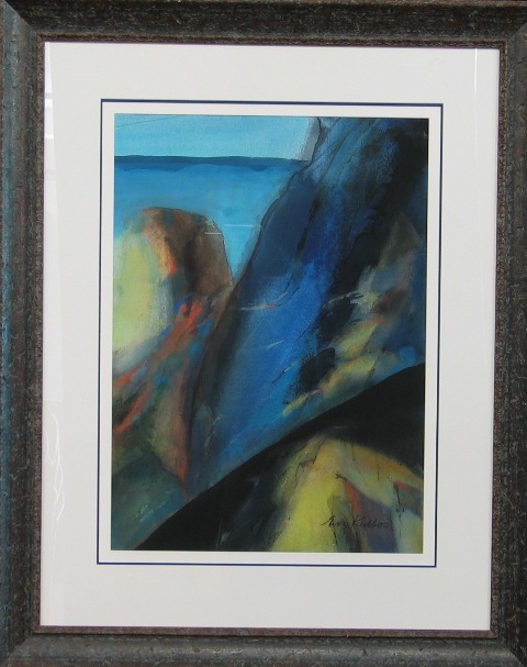 Appraisal: Eva Kubbos born Coast II watercolour signed 'Eva Kubbos' lower