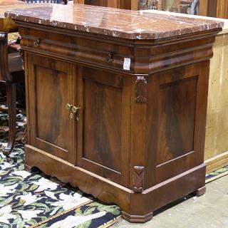 Appraisal: American Empire cabinet American Empire cabinet executed in mahogany th