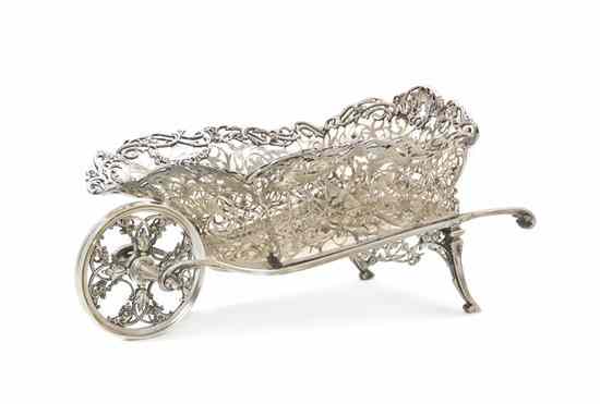 Appraisal: An Edwardian Silver Wine Trolley William Comyns Sons London in