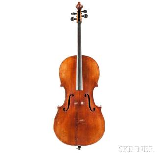 Appraisal: German Violoncello labeled Copy of Antonius Stradiuarius Cremonensis Faciebat Anno