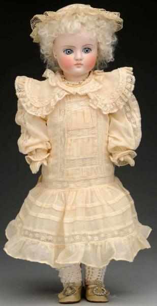 Appraisal: Enchanting Belton Style Child Doll Bisque socket head with closed