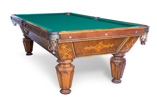 Appraisal: Sale Lot A Brunswick Balke Rosewood Pool Table circa -