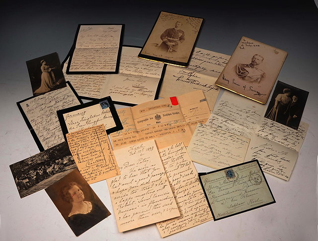 Appraisal: ROYAL LETTERS A Collection of letters from Queen Victoria's grandchildren