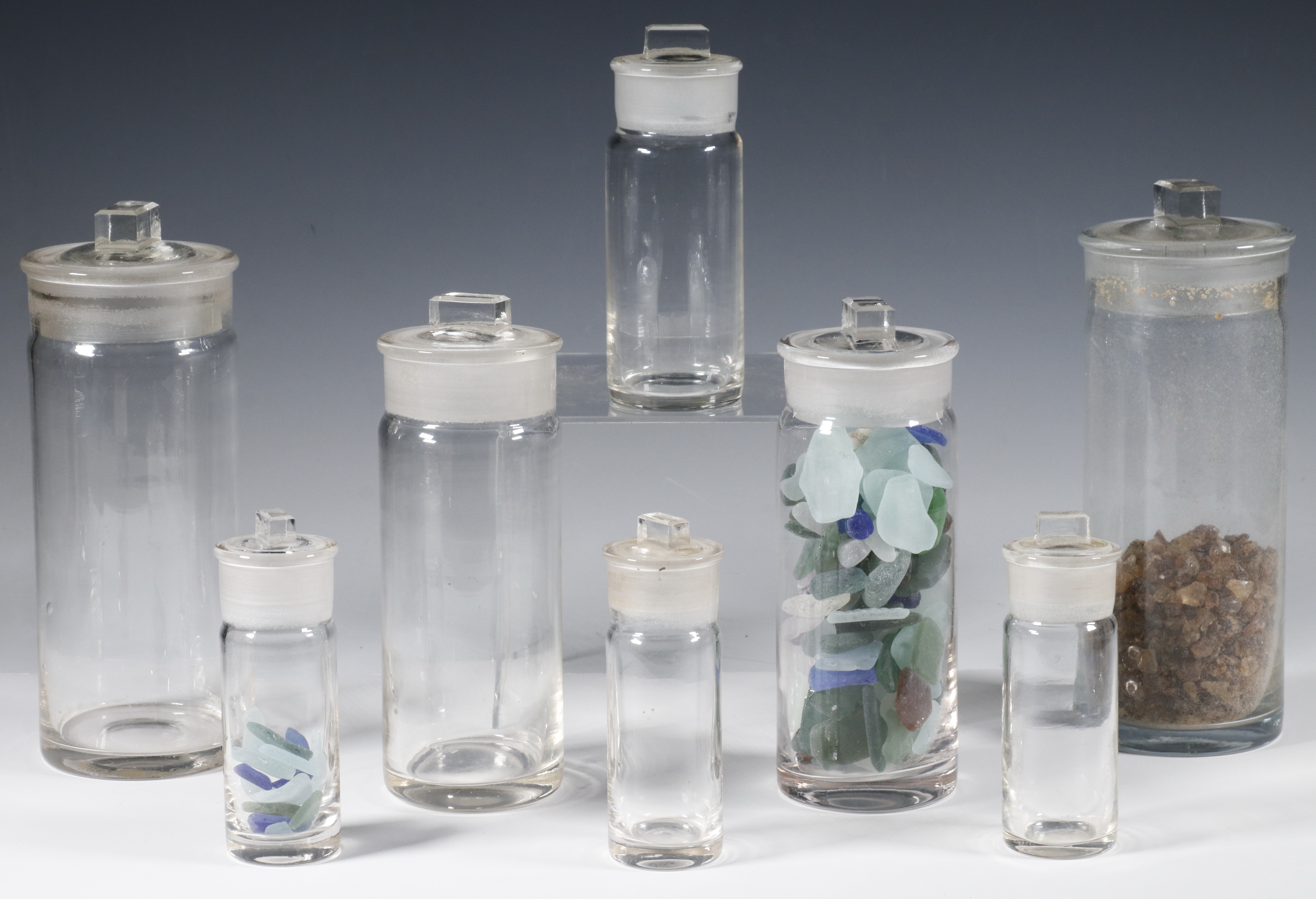 Appraisal: BLOWN GLASS JARS FROM LOUIS AGASSIZ COLLECTION AT HARVARD Collection