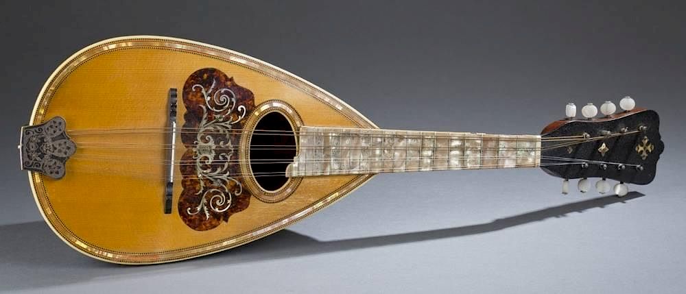 Appraisal: Bowl back mandolin th century Bowl back mandolin th century