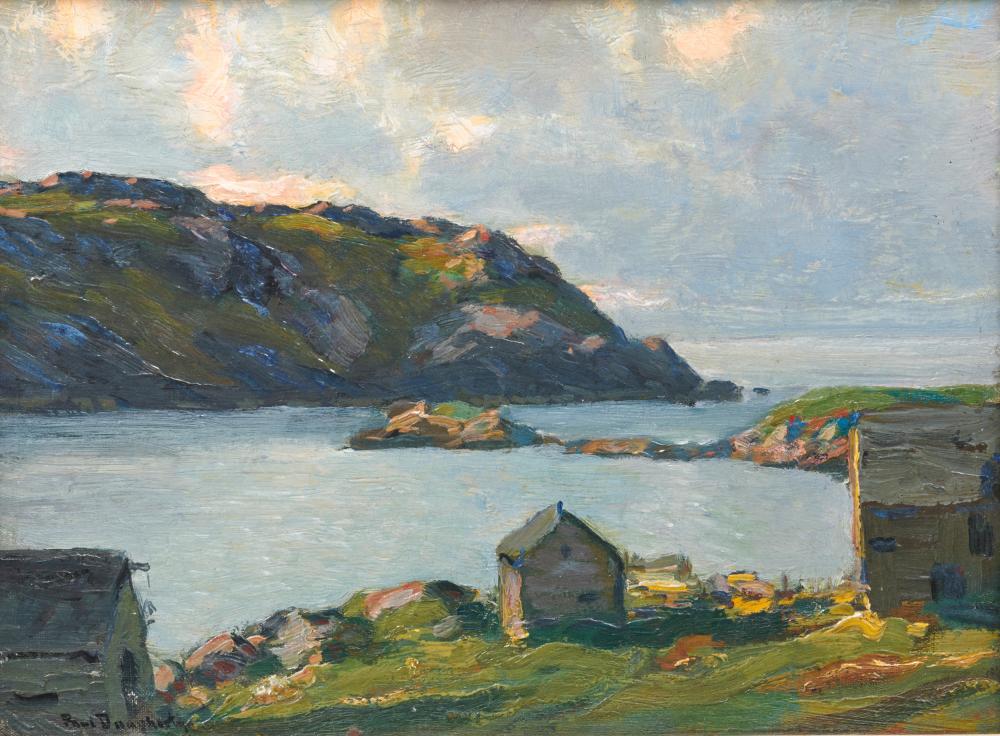 Appraisal: PAUL DOUGHERTY American - The Harbor Monhegan oil on board