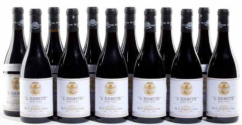 Appraisal: 'L'Ermite'' ErmitageM Chapoutier bottles pts RP Removed from Mr Knott's