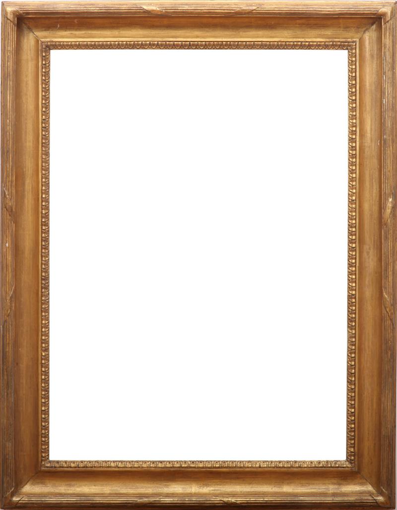 Appraisal: TWO ENGLISH GILTWOOD AND GESSO PICTURE FRAMES The largest with