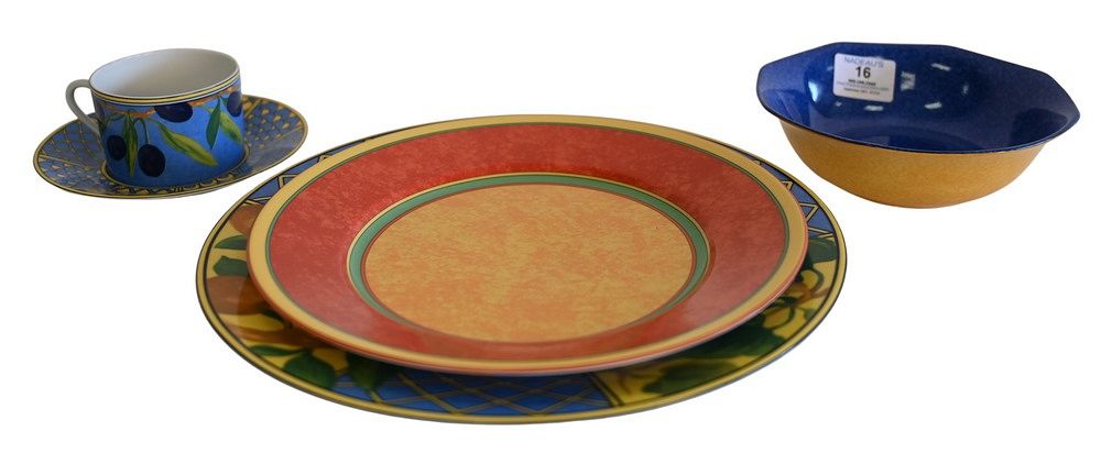 Appraisal: Piece Laure Japy Limoge Dinnerware in the patterns of Terra