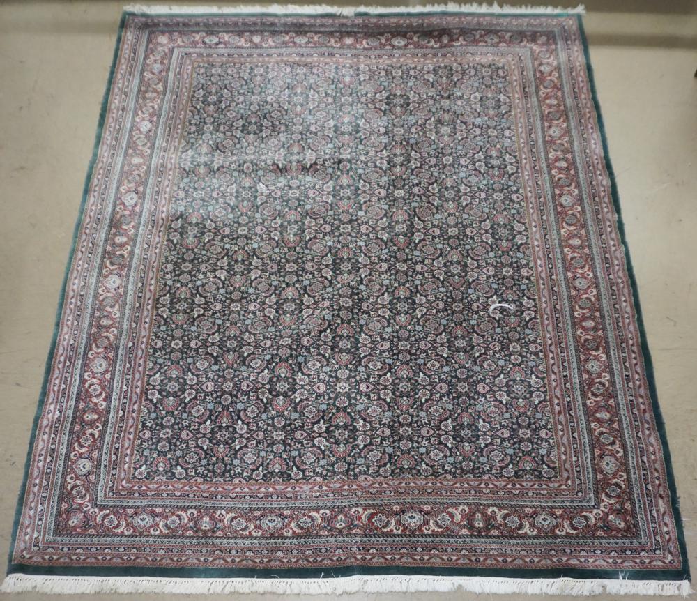 Appraisal: INDO-SAROUK RUG FT IN X FT INIndo-Sarouk Rug Dimensions ft