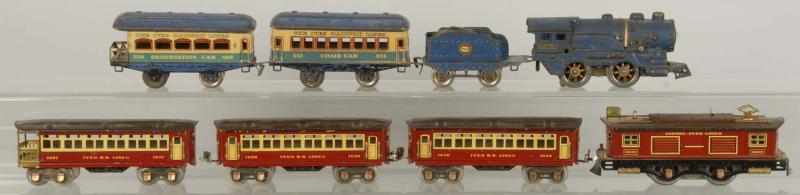 Appraisal: Lot of Ives O-Gauge Passenger Train Sets Description American Pre-war