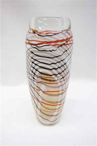 Appraisal: SUSAN ANNE GLASS ART GLASS VASE a graduate of Pilchuck