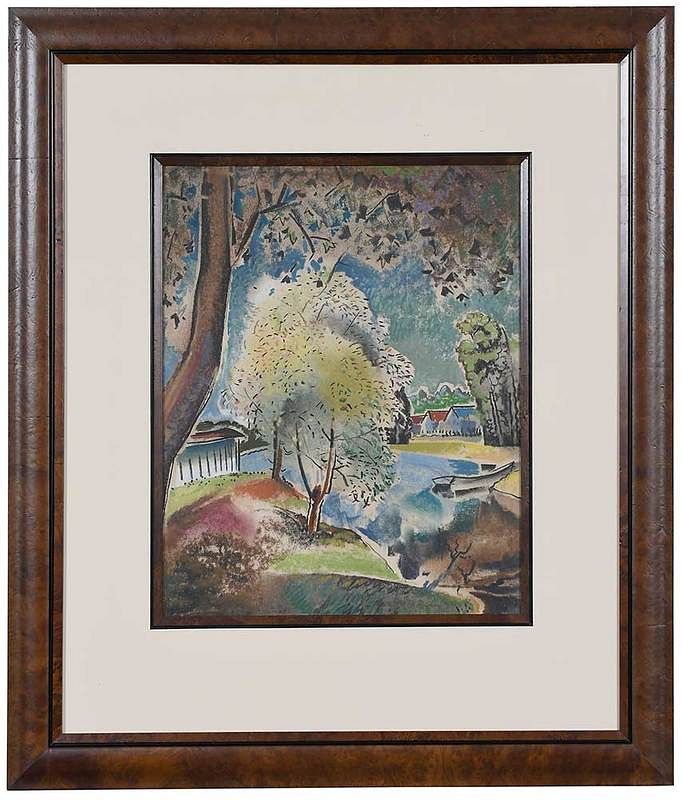 Appraisal: Will Henry Stevens North Carolina Louisiana - New Orleans Landscape