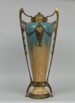 Appraisal: An Art Nouveau Ceramic Vase circa Glazed earthenware circa early