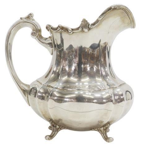 Appraisal: American sterling silver water pitcher Reed Barton in the Hampton