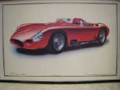 Appraisal: M A Lacey' Limited Edition print ' Maserati Tipo S''