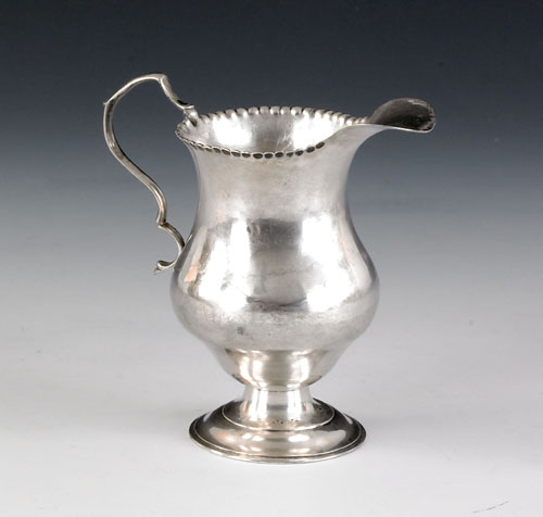 Appraisal: American silver creamer ca h approx ozt