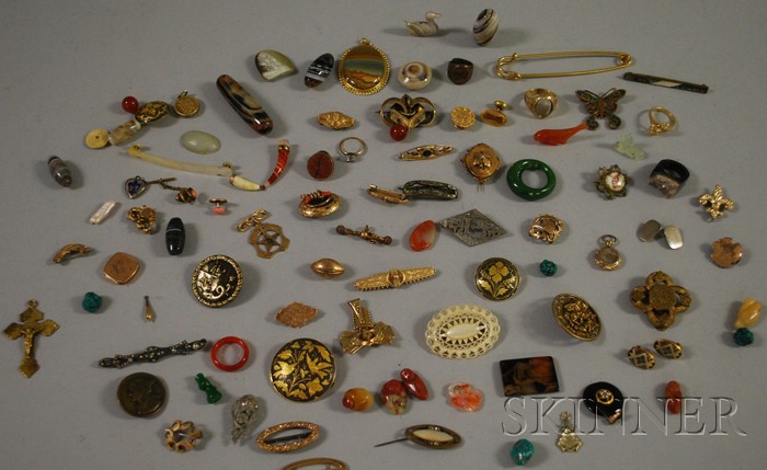 Appraisal: Small Group of Victorian and Costume Jewelry including a number