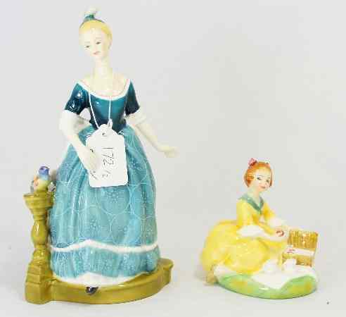 Appraisal: Royal Doulton Figures Clarinda HN and Picnic HN