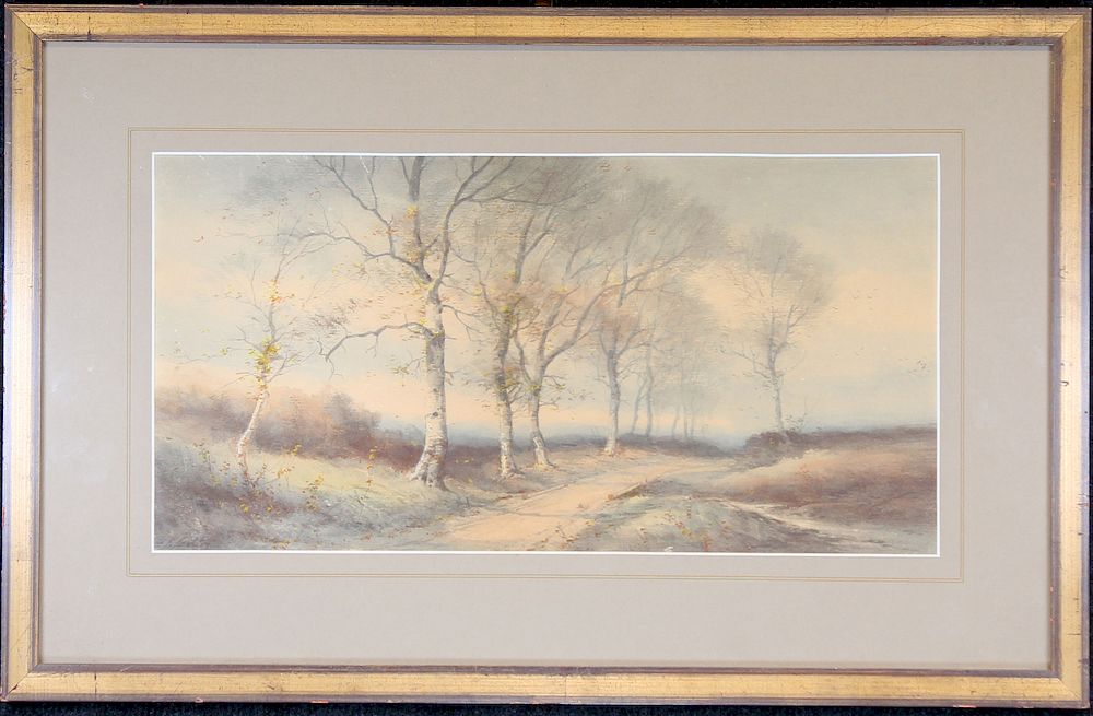 Appraisal: Signed American School Landscape Signed American School Landscape Signed indistinctly