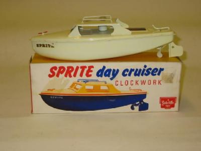 Appraisal: A Sprite day cruiser clockwork ivory deck and hull long