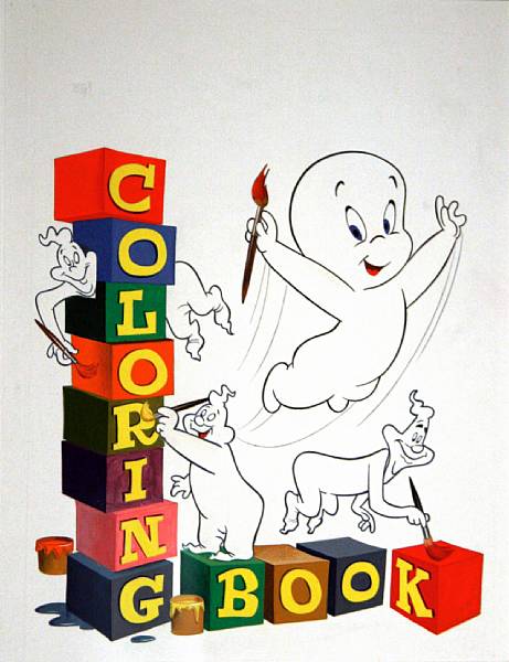 Appraisal: An original cover art to Casper and the Friendly Ghostly