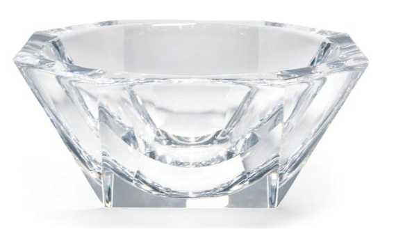 Appraisal: ORREFORS LARGE BOWL Sweden circa Clear glass Signed and inscribed