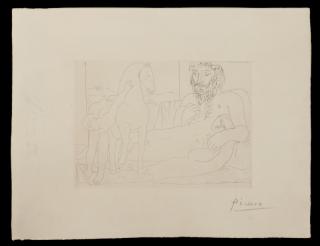 Appraisal: Picasso le Jeune Cavalier Pablo Picasso Spanish - Le Repos