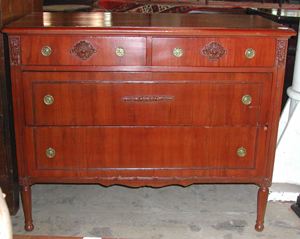 Appraisal: Louis XVI-Style Fruitwood Chest of Drawers early th century the