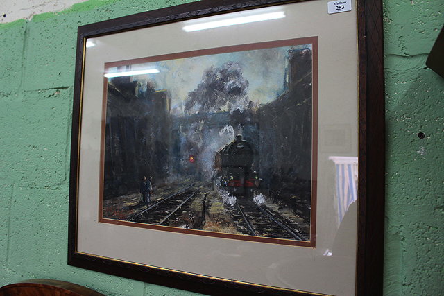 Appraisal: PETER W G COOMBES th Century English School 'Locomotive on