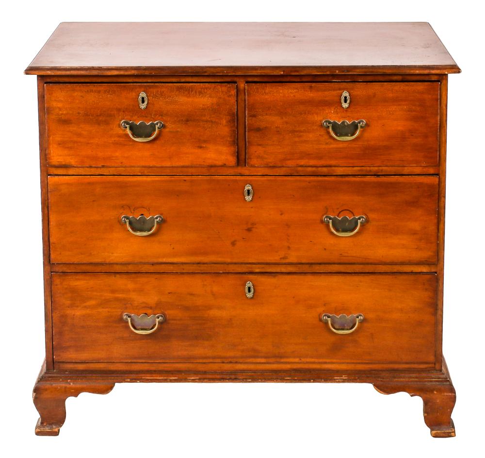 Appraisal: AMERICAN CHEST OF DRAWERStwo long drawers below two smaller drawers