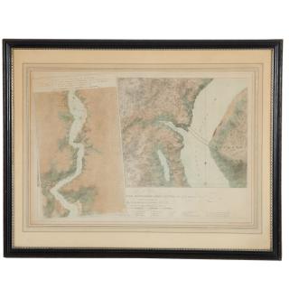 Appraisal: Map of Hudson River by Joseph F Wallet Des Barres