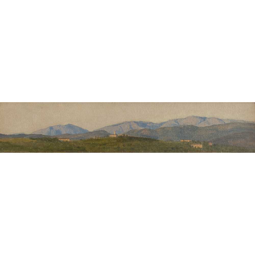 Appraisal: MATTHEW RIDLEY CORBET BRITISH - THE MOUNTAINS OF URBINO FROM