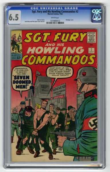 Appraisal: Sgt Fury His Howling Commandos CGC Marvel Comics Stan Lee