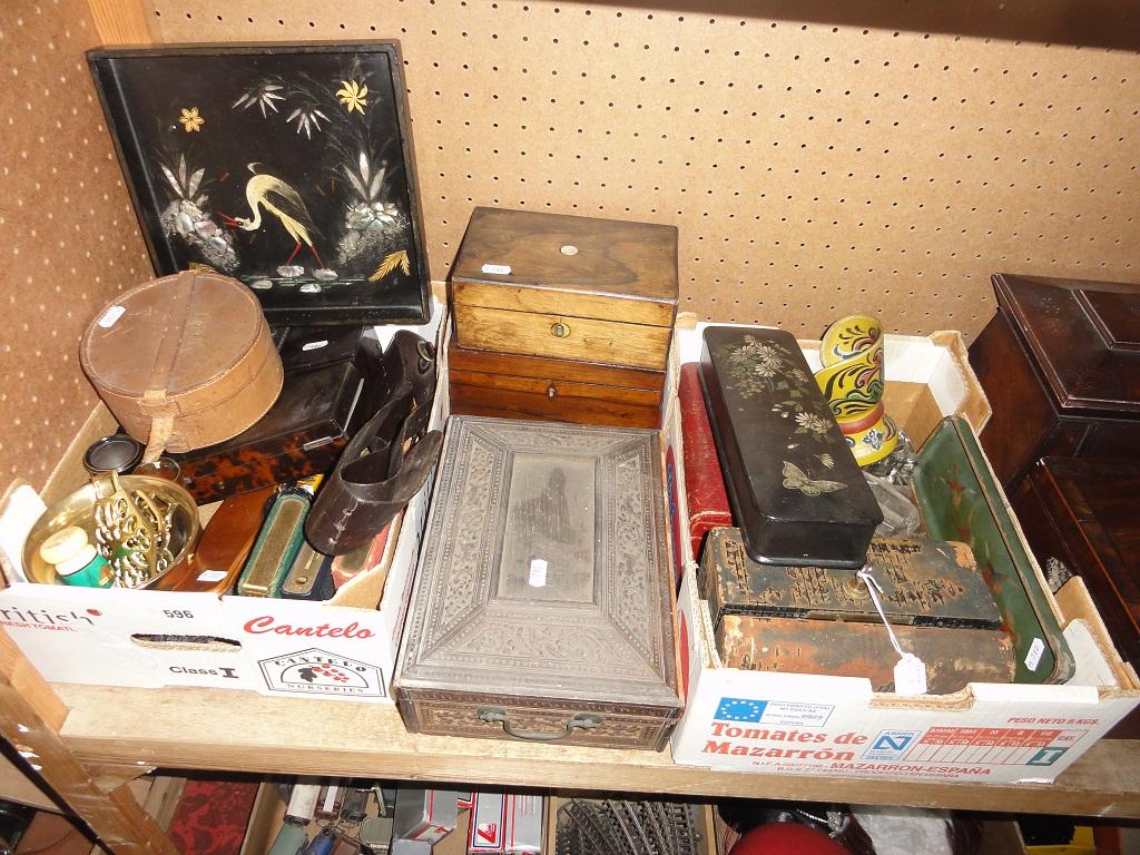 Appraisal: A large miscellaneous collection of ten boxes a selection of