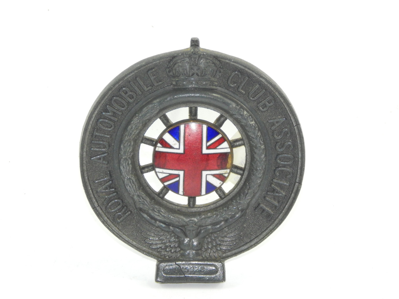 Appraisal: A Royal Automobile Club Association metal and enamel car badge