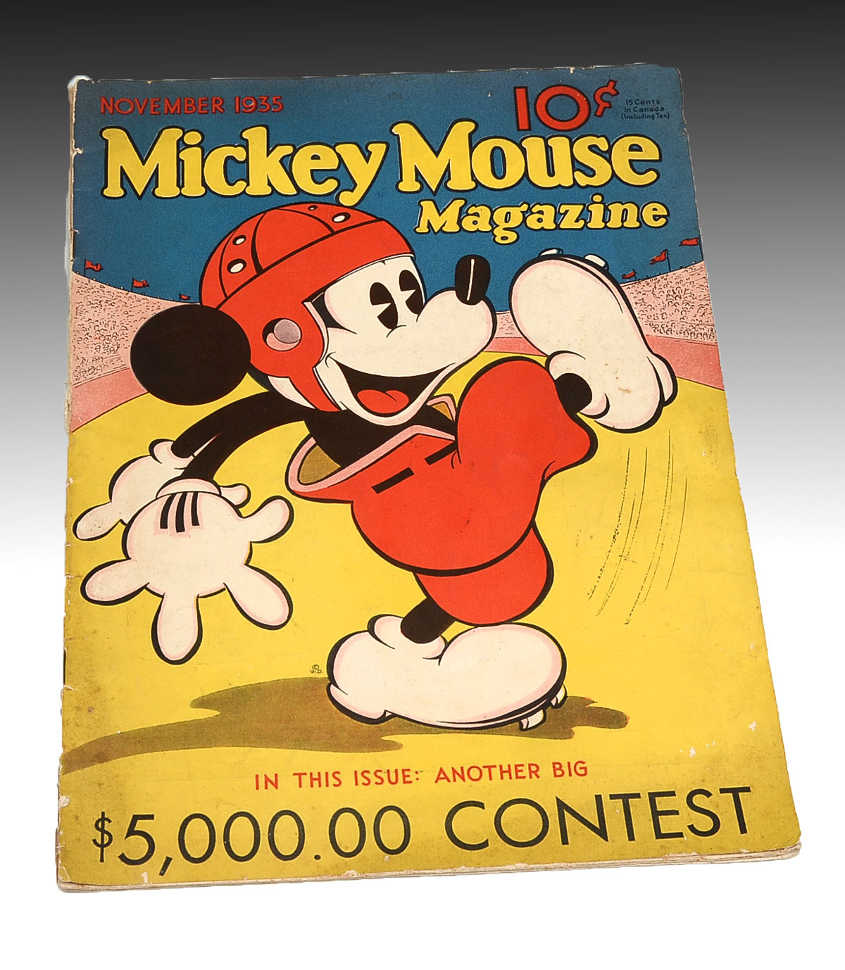 Appraisal: VOL NO MICKEY MOUSE MAGAZINE NOV CONDITION Foxing minimal loss