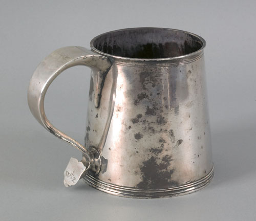 Appraisal: Newport Rhode Island silver tankard ca bearing the touch of