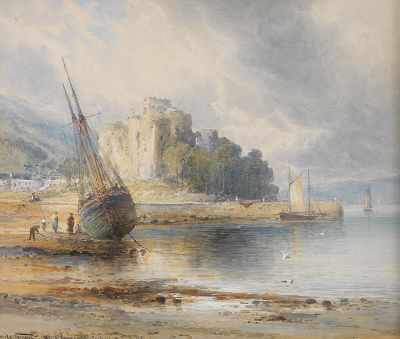 Appraisal: Emile Axel Krause Danish - St Johns Castle Carlingford Louth