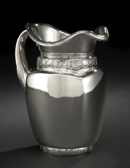 Appraisal: American Sterling Silver Water Pitcher first quarter th century by