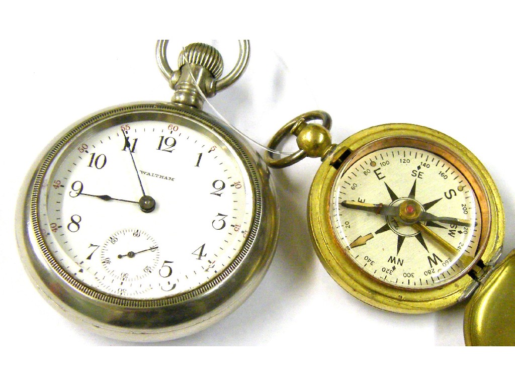 Appraisal: Waltham jewel lever pocket watch no silveroid alloyed screw case