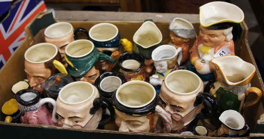 Appraisal: A collection of various Character and Toby Jugs to include