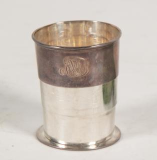 Appraisal: TROY OZS TIFFANY STERLING SILVER TRAVELING CUP TIFFANY STERLING SILVER