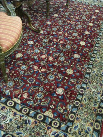 Appraisal: Vintage oriental rug Khorasan Birjand x ' made in Iran