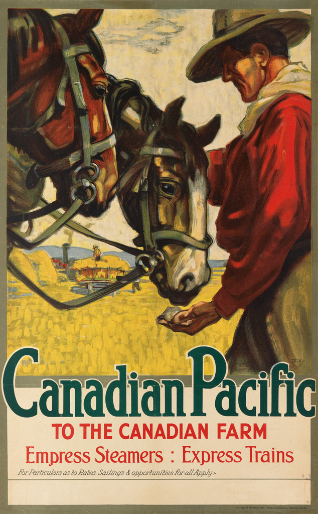 Appraisal: LAUBI DATES UNKNOWN CANADIAN PACIFIC TO THE CANADIAN FARM Circa