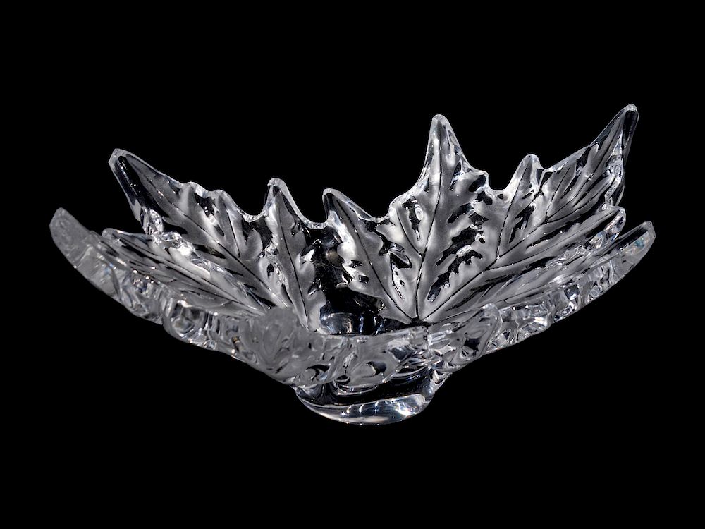 Appraisal: A Lalique Molded Glass Bowl Champs-Elysees A Lalique Molded Glass