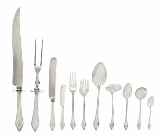 Appraisal: An American Sterling Silver Partial Flatware Service Gorham in the